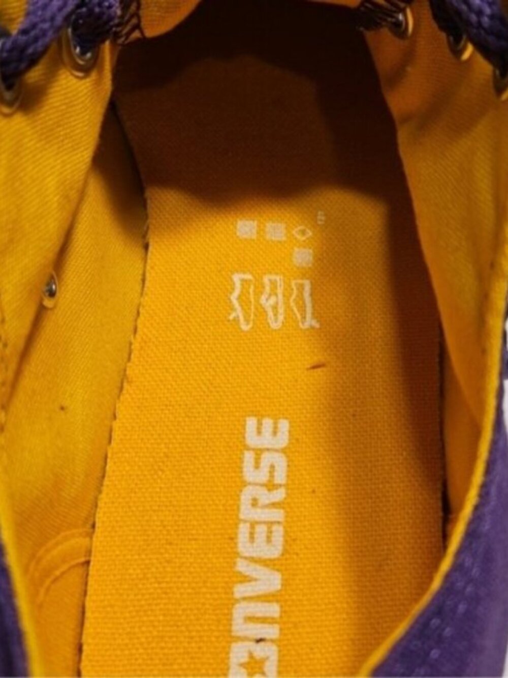 Custom Converse SZ 10 Pop Rock Star Prince Hall of Fame Chuck Taylor Low Tops - Picture 11 of 12